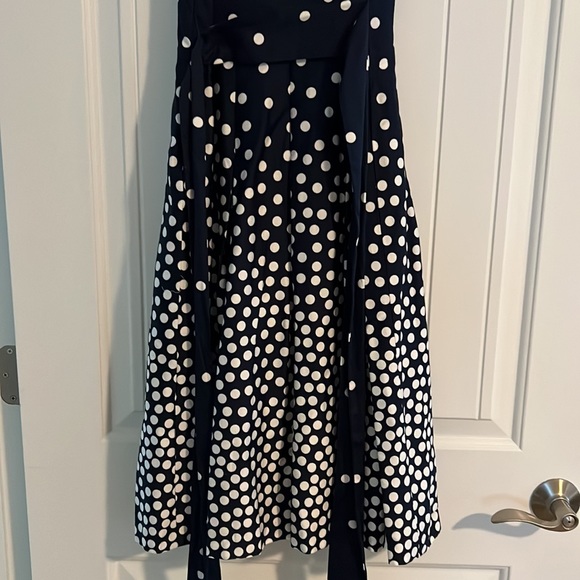 Classic Navy blue dress with white polka dots BNWT - Picture 8 of 8